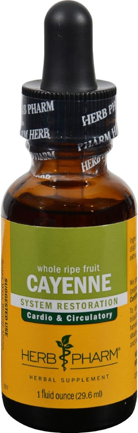 HERB Pharm Organic Cayenne Extract, 1 FZ