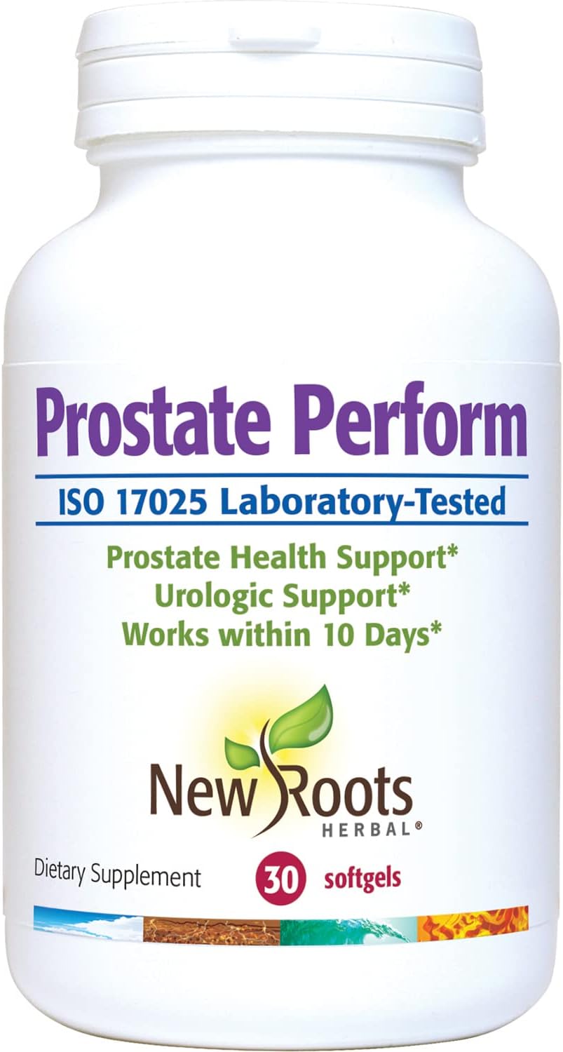 NEW ROOTS HERBAL Prostate Perform Supplement - 30 Softgels - Saw Palme