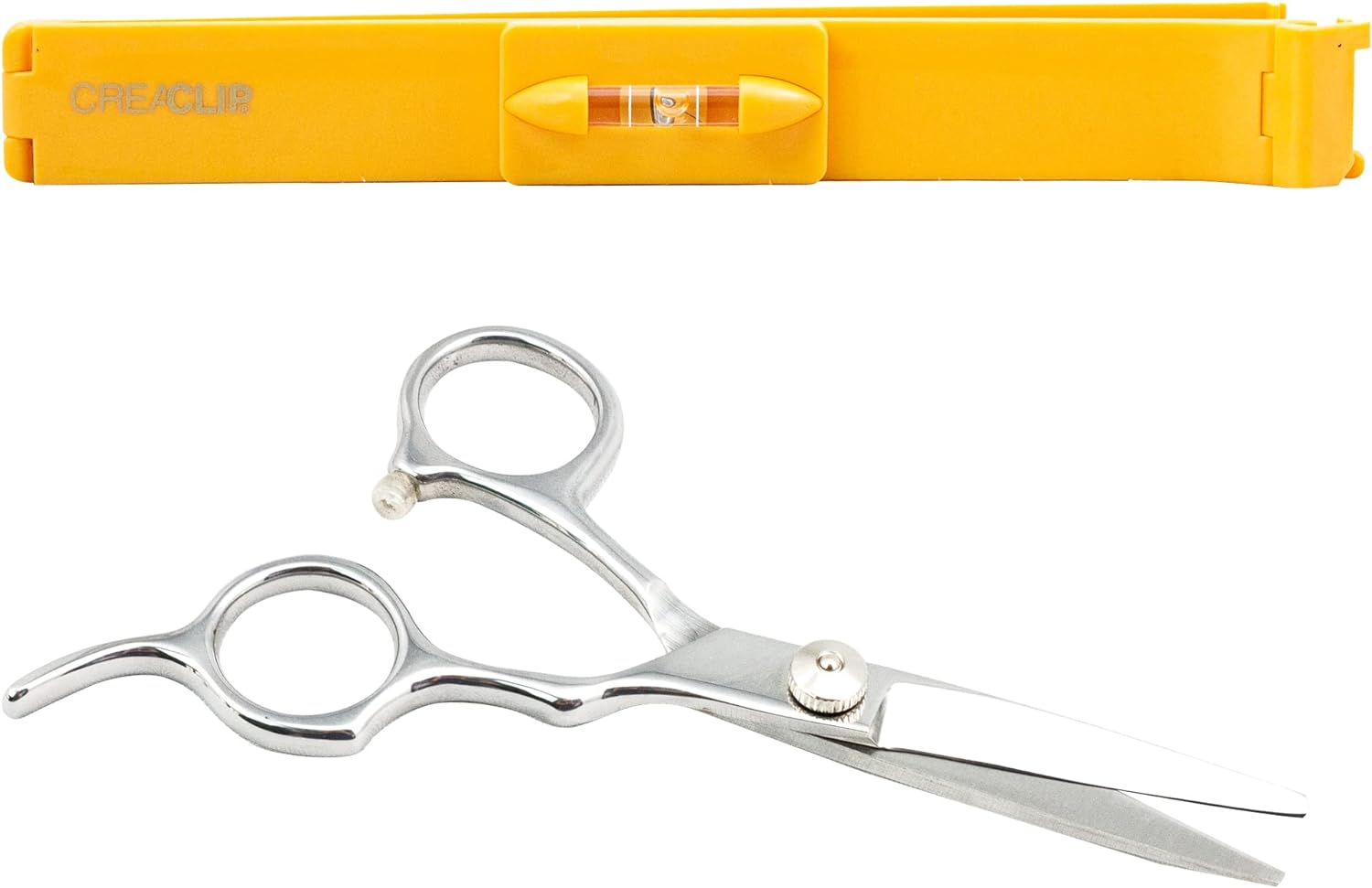 Original CreaClip MEDIUM and Scissors For FINE, THIN HAIR - As seen on Shark Tank - Hair Cutting Tool for Layers Bangs Split Ends Kids Hair Cut, Hair Cutting Guide