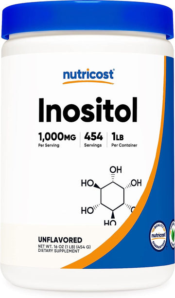 Nutricost Inositol Powder 1 (454 Grams) - Gluten Free, Non-GMO