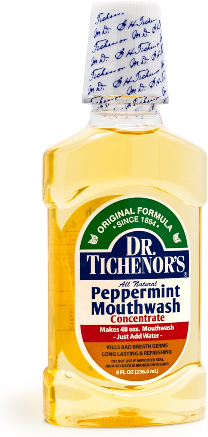 Dr. Tichenor's Peppermint Mouthwash Concentrate - Oral Rinse