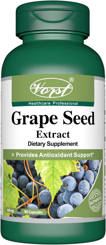 Vorst Grape Seed Extract 100mg 90 Capsules Semilla De Uva An