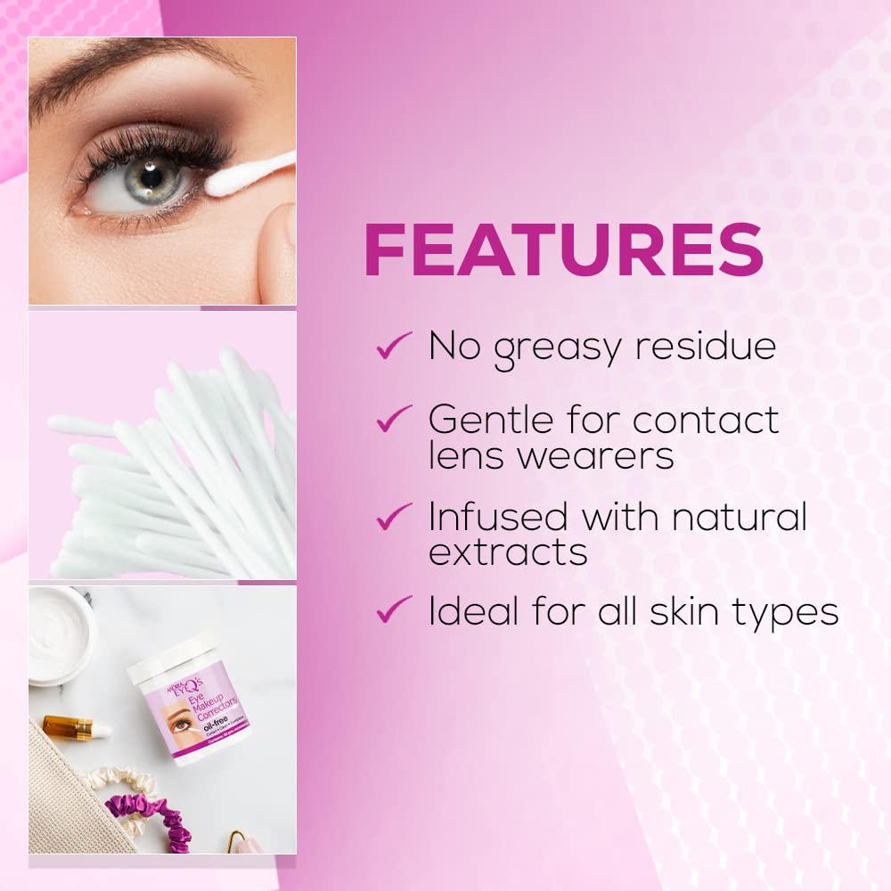 Andrea Eyeq's Oil-free Eye Make-up Correctors Pre-moistened 