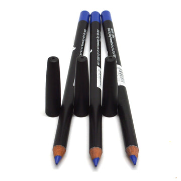 Royal Blue Professional Ultra Fine Eyeliner Pencil, Creamy, Ultra-pigmented, Long-lasting,Creates Defined Lines,Professional Makeup, Set of 3, Italia