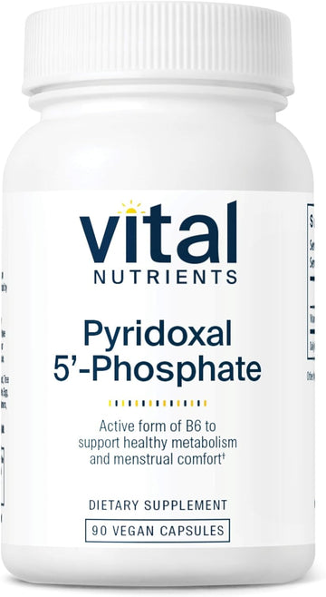 Vital Nutrients - Pyridoxal-5 Phosphate - Activated Vitamin B6-90 Vege