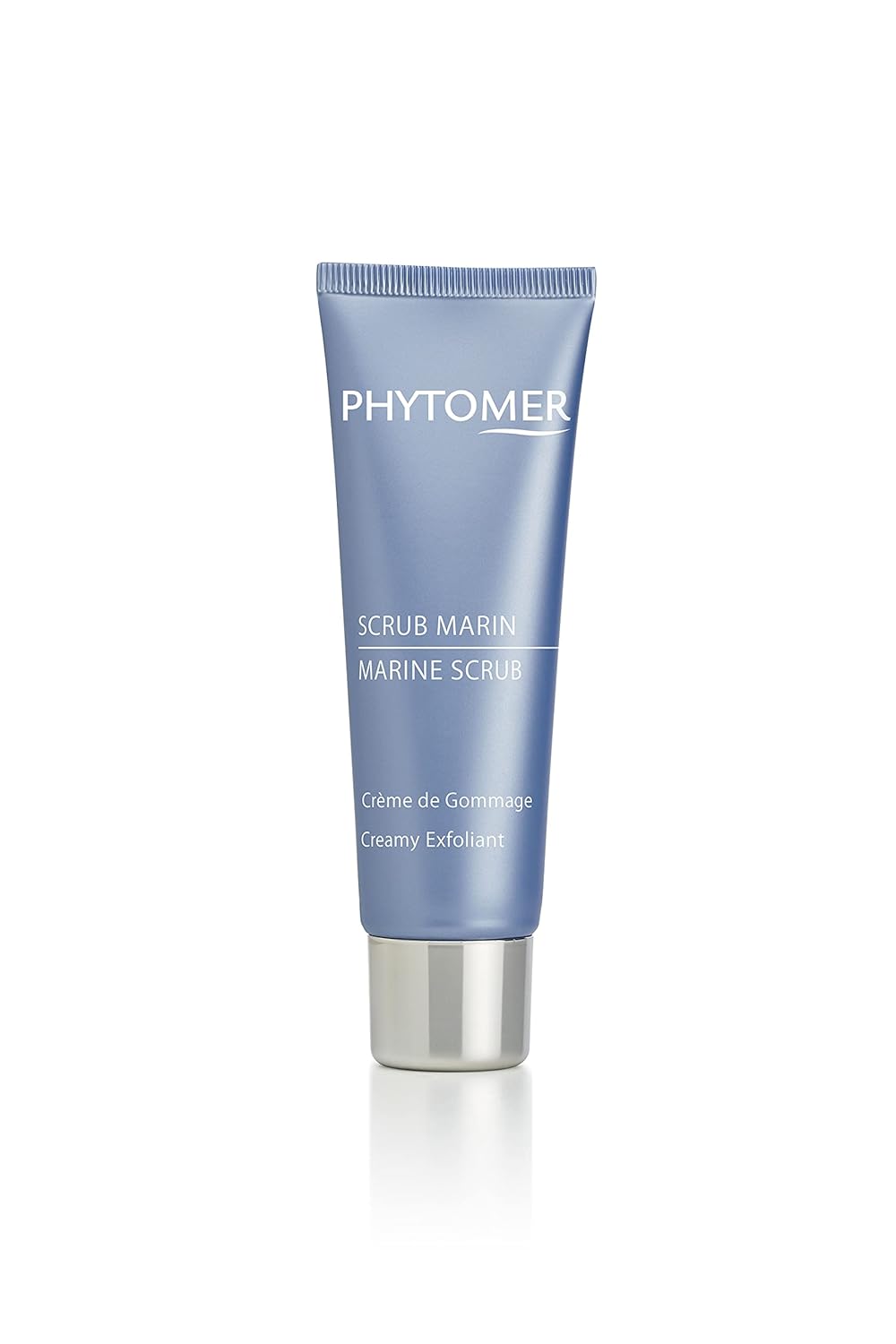 PHYTOMER Marine Scrub Creamy Exfoliant Face Wash | Hydrating Facial Scrub to Refine Skin Texture | Gentle Exfoliator & Cleanser for Face & Neck | Reveal Clearer, Softer Skin | 50