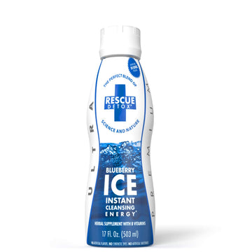 Rescue Detox - ICE - Blueberry Flavor - 17oz | Works in 90 M