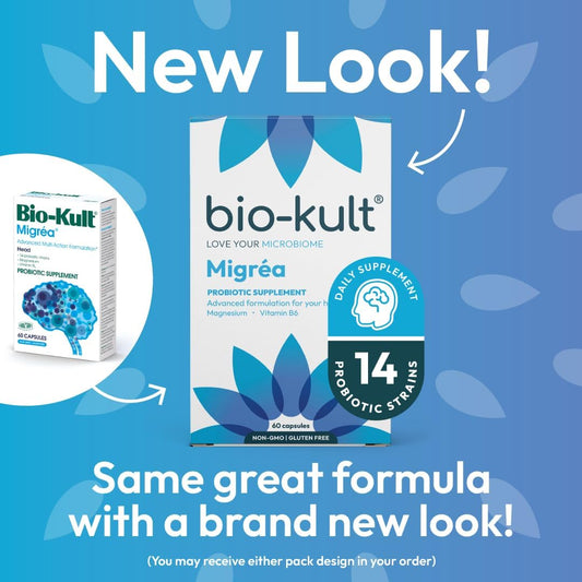 Bio-Kult Migra Advanced MultiStrain Probiotics with Magnesium Citrate