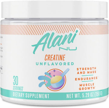Alani Nu Creatine Monohydrate Powder | Unflavored | Micronized Creatin