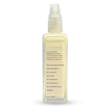 Luxe Beauty Non-Greasy Hyaluronic Acid Moisturizer - Unscented Lotion, Silicone-Free, No Fillers – With Organic and Plant-Based Ingredients - Anti-Aging Hydrating Facial Cream – Travel Size 2