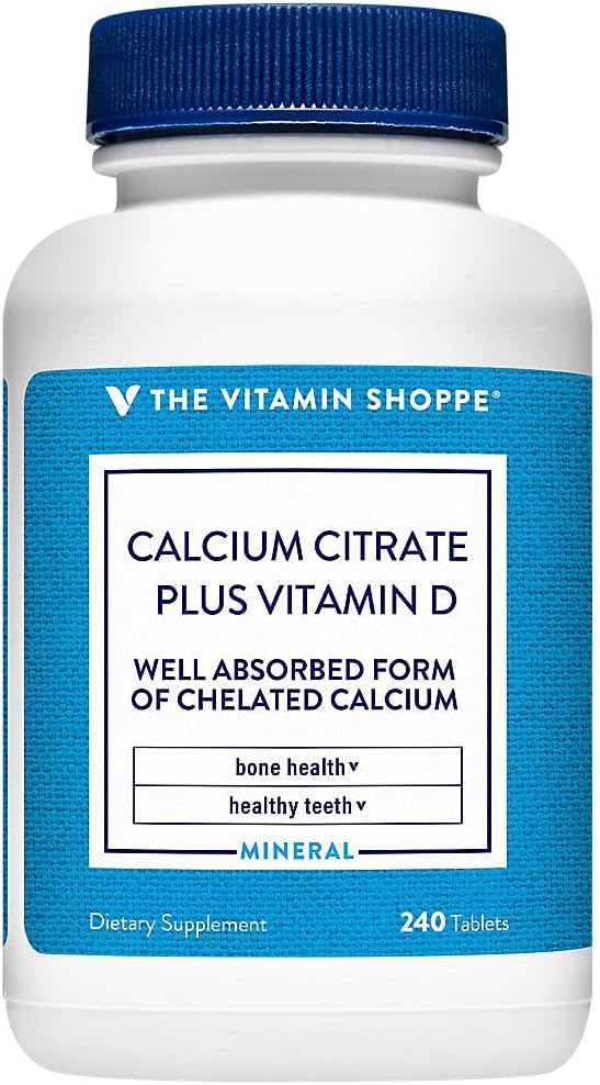Calcium Citrate with 400IU Vitamin D ? Mineral Essential for Healthy B