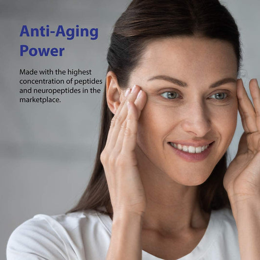 Dr. Denese SkinScience Wrinkle RX 76% Peptide Solution Concentrate Reduce Appearance of Line & Wrinkles with Ceramides, Retinol - Improved Firmness -Paraben-Free, Cruelty-Free - 1