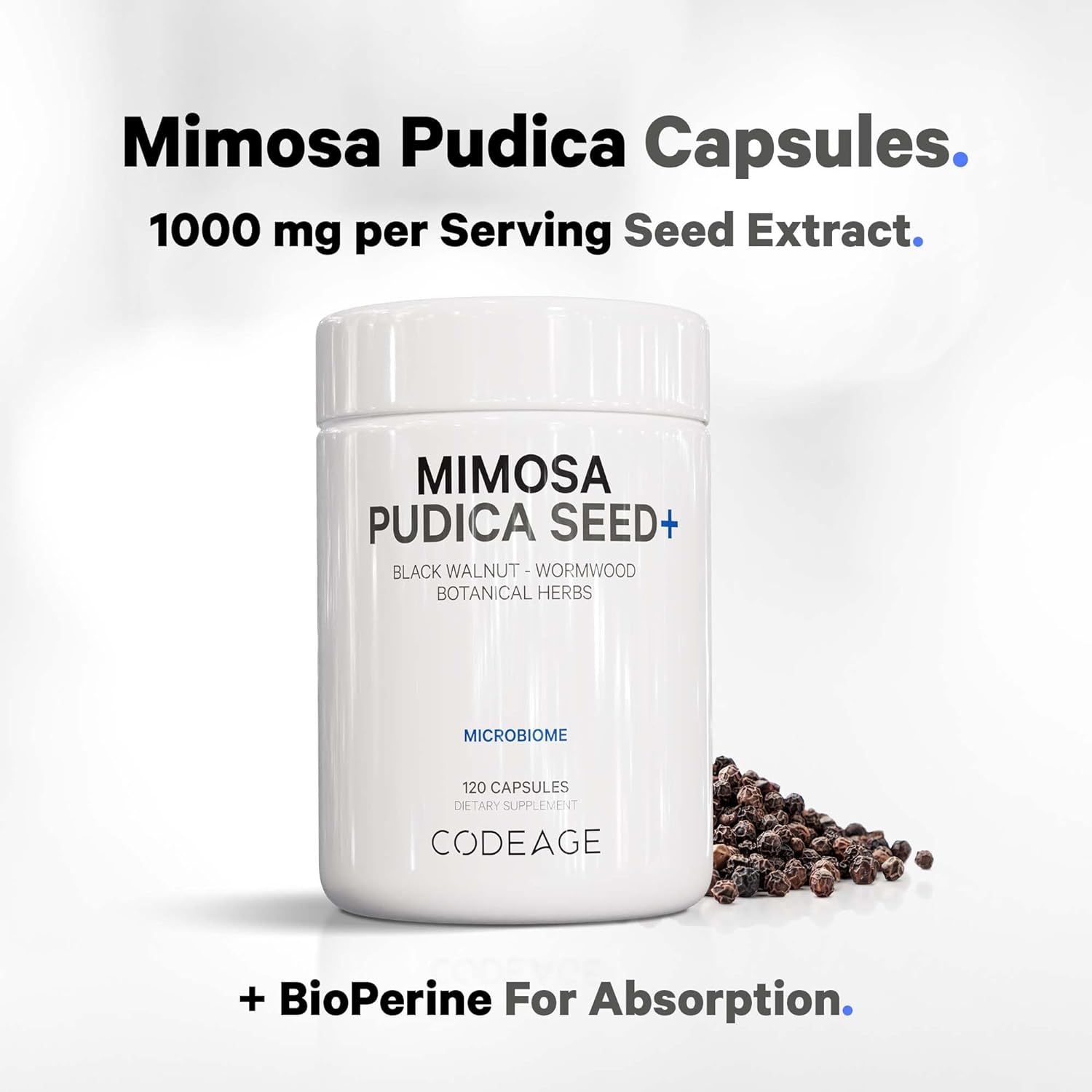 Codeage Organic Mimosa Pudica Seed Capsules - Mimosa Pudica Seeds Supp