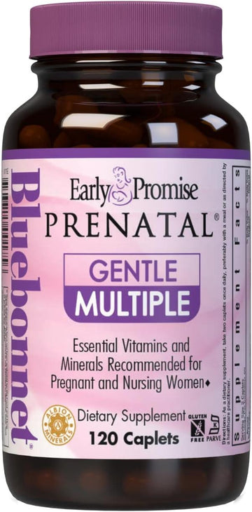 Bluebonnet Early Promise Prenatal Gentle Multiple Caplets, 120 Count,