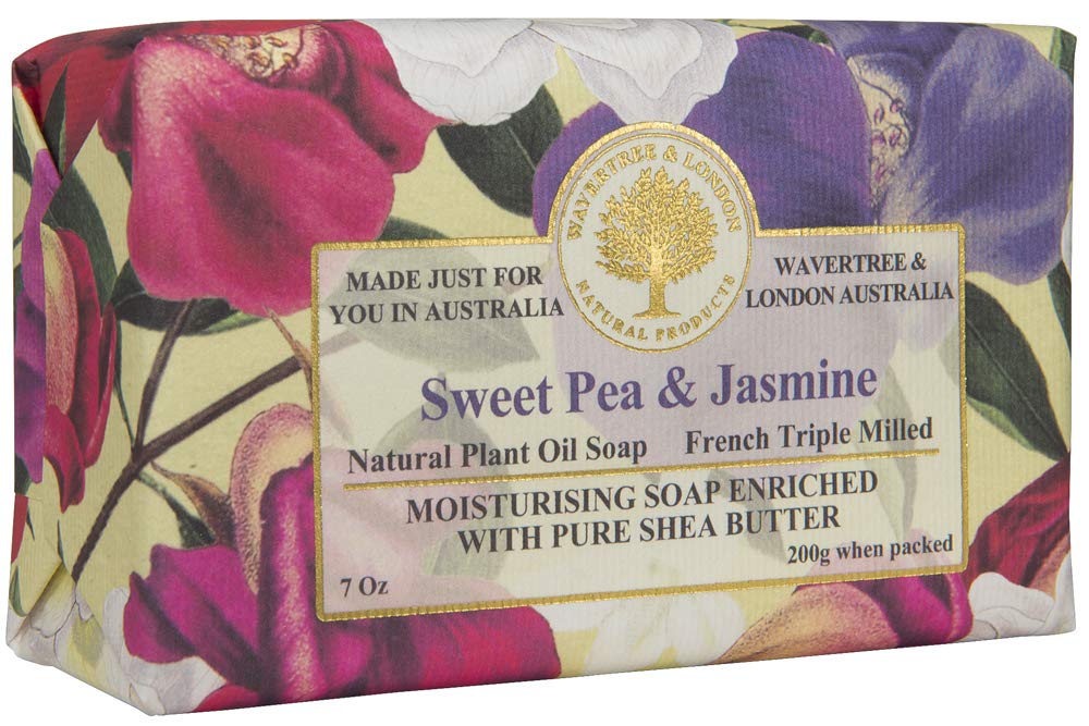 Wavertree & London Australian Soapworks 200g Soap - Sweet Pea & Jasmine (1 bar)