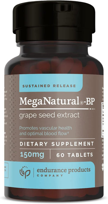 MegaNatural BP for Blood Pressure - 150mg Sustained Release, Grape See