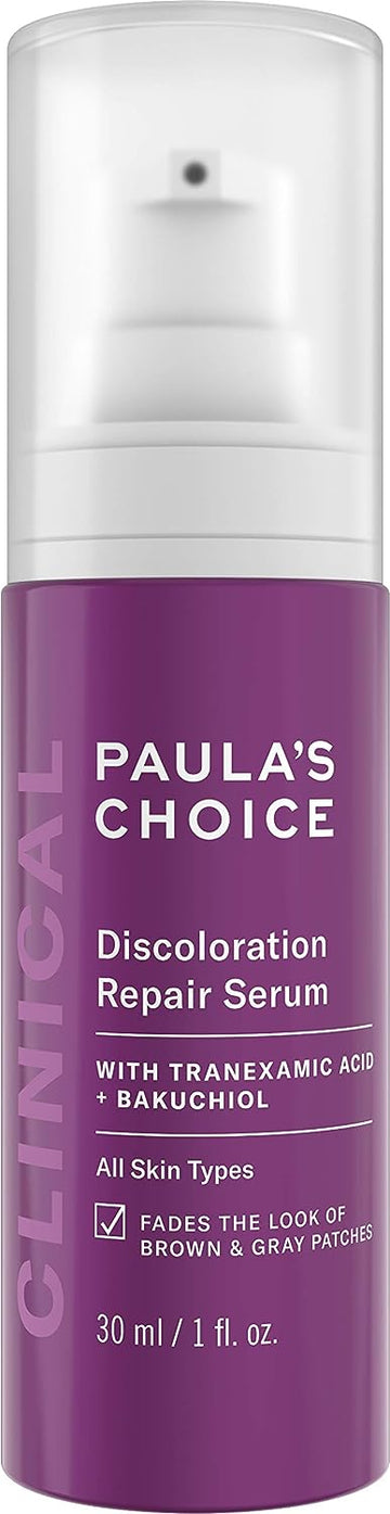 Paula's Choice CLINICAL Discoloration Repair Serum with Tranexemic Acid for Stubborn Dark Spots, Post-Acne Marks & Sun Damage, Paraben-Free & Fragrance-Free, 1