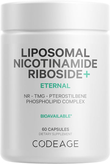 Codeage Liposomal Nicotinamide Riboside Supplement 500mg NR+ - Betaine