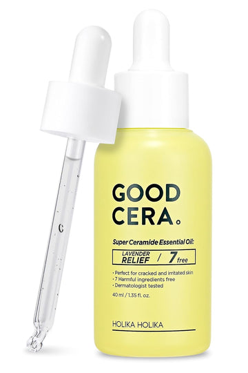 HOLIKA HOLIKA Good Cera Super Ceramide Essential Oil 1.35 . . | Intensely Hydrating Face & Skin Oil | Organic Face Moisturizer & Body Oil for Dry Skin | Fermented Ceramides Essential Oils for Face