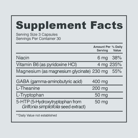 Vital Performance Sleep Capsules, Melatonin Free Supplement, NSF Certi