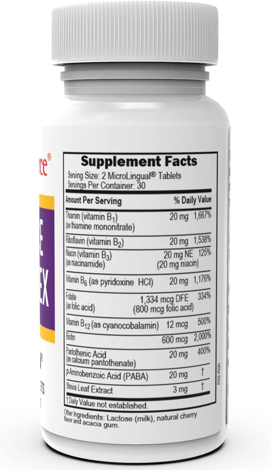 Superior Source B Complex Folic Acid/Biotin (60 Tablets)