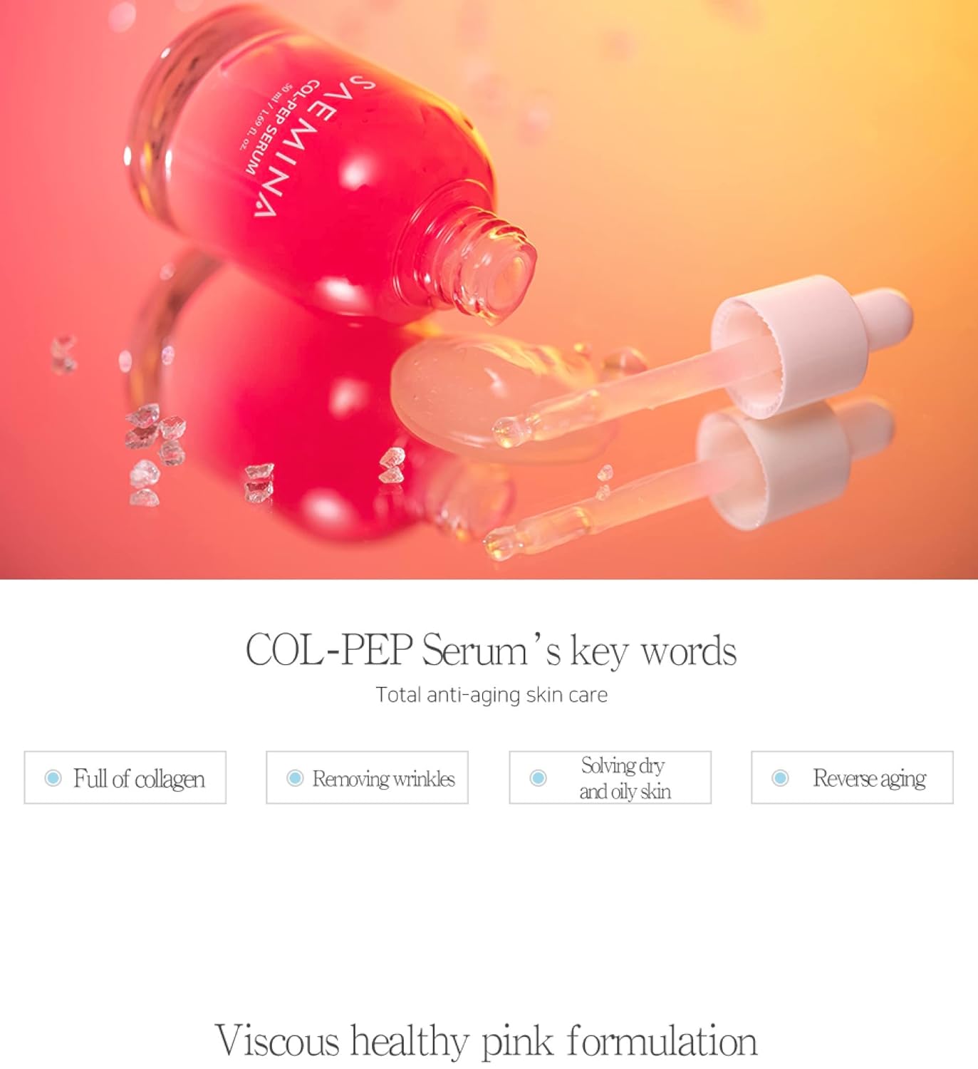 Esupli.com [SAEMINA] Col-Pep Serum 50ml/1.69oz, Peptide, helps restore 