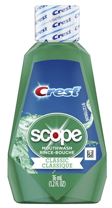 Scope Outlast Mouthwash, Long Lasting Mint, Travel Size, 1.2