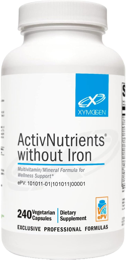 XYMOGEN ActivNutrients Without Iron (240 Capsules) + K2-D3 Max (60 Cap