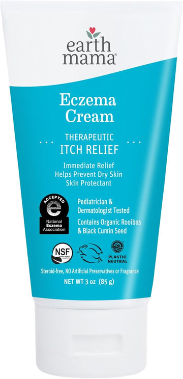 Earth Mama Eczema Cream | Therapeutic Itch Relief Moisturize