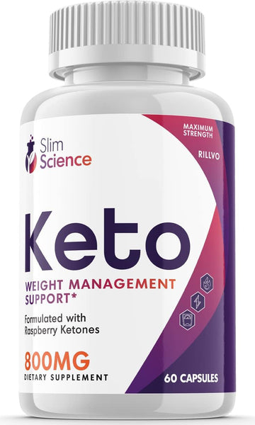 Rillvo Slim Science Keto Pills Weight Management Support (60 Capsule)2.08 Ounces