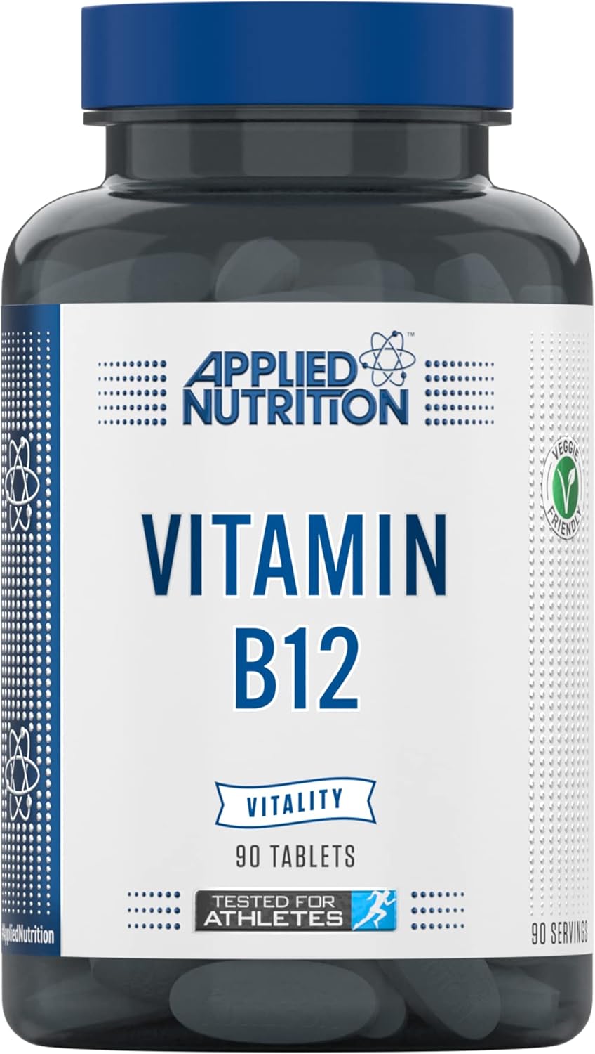 Applied Nutrition Vitamin B12 Tablets 1000Mcg - Immune System Support 115 Grams