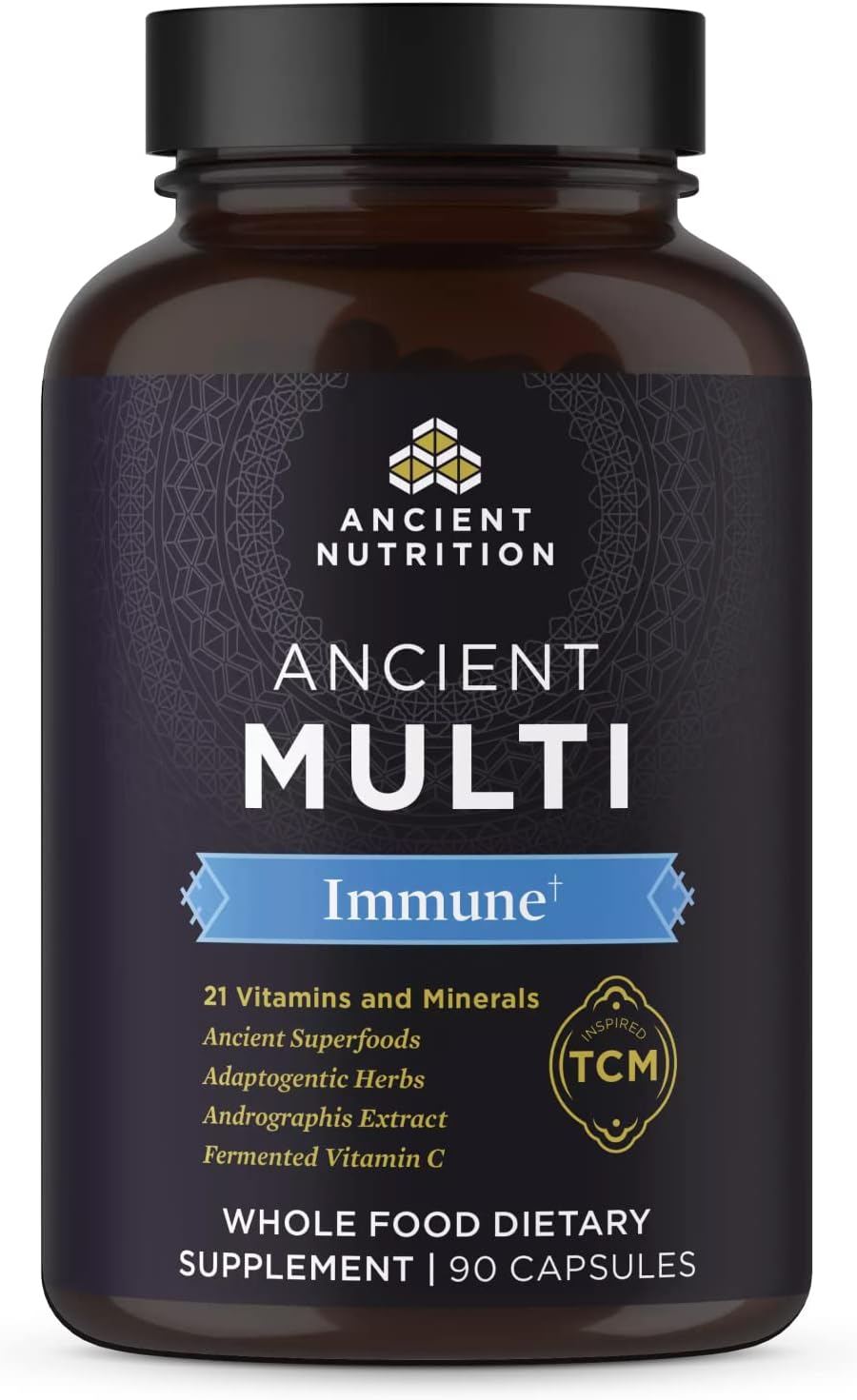 Ancient Nutrition Multivitamin For Immune Support, Immune, 21 Vitamins