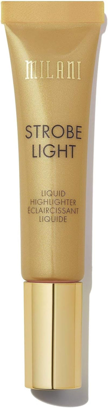 Milani Strobe Light Liquid Highlighter - 24K Glow (0.42 . .) Cruelty-Free Face Highlighter - Shape, Contour & Highlight Face with Liquid Shimmer Shades