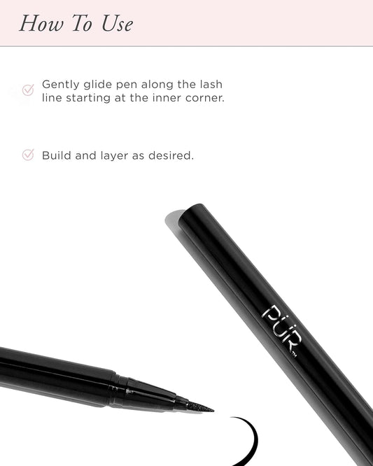 PÜR MINERALS On Point Waterproof Liquid Eyeliner Pen, .02 .
