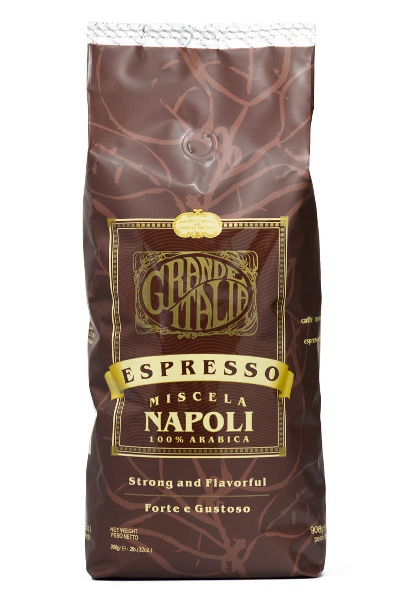 Grande Italia Espresso; Small Batch Artisan Roasted Miscela Napoli