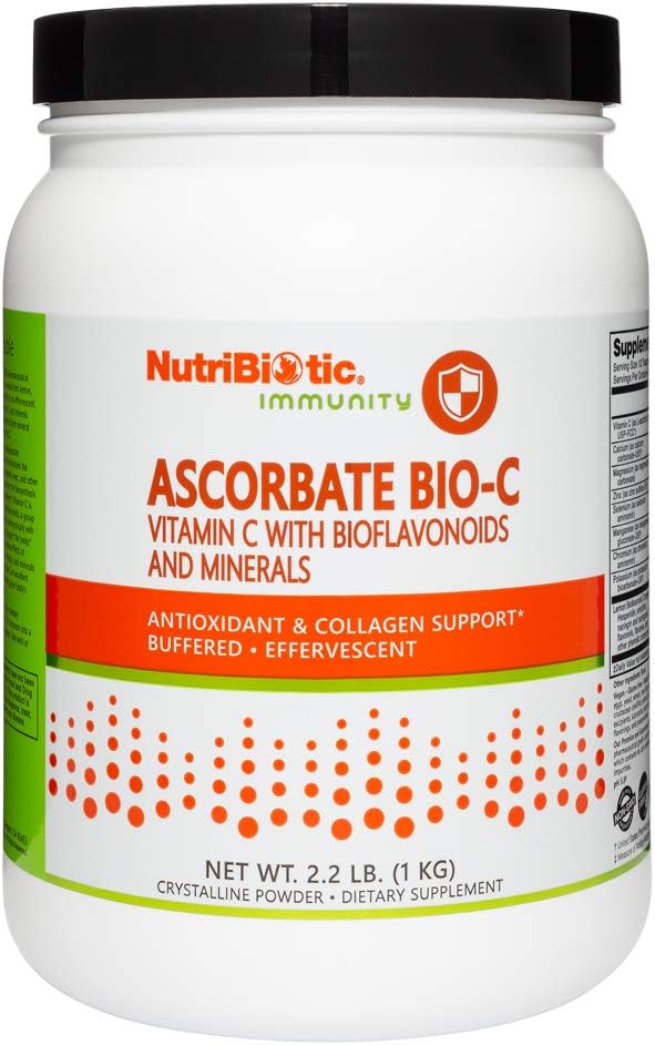 Nutribiotic - Ascorbate Bio-C, 2.2 Lb. | Effervescent Vitamin C Powder