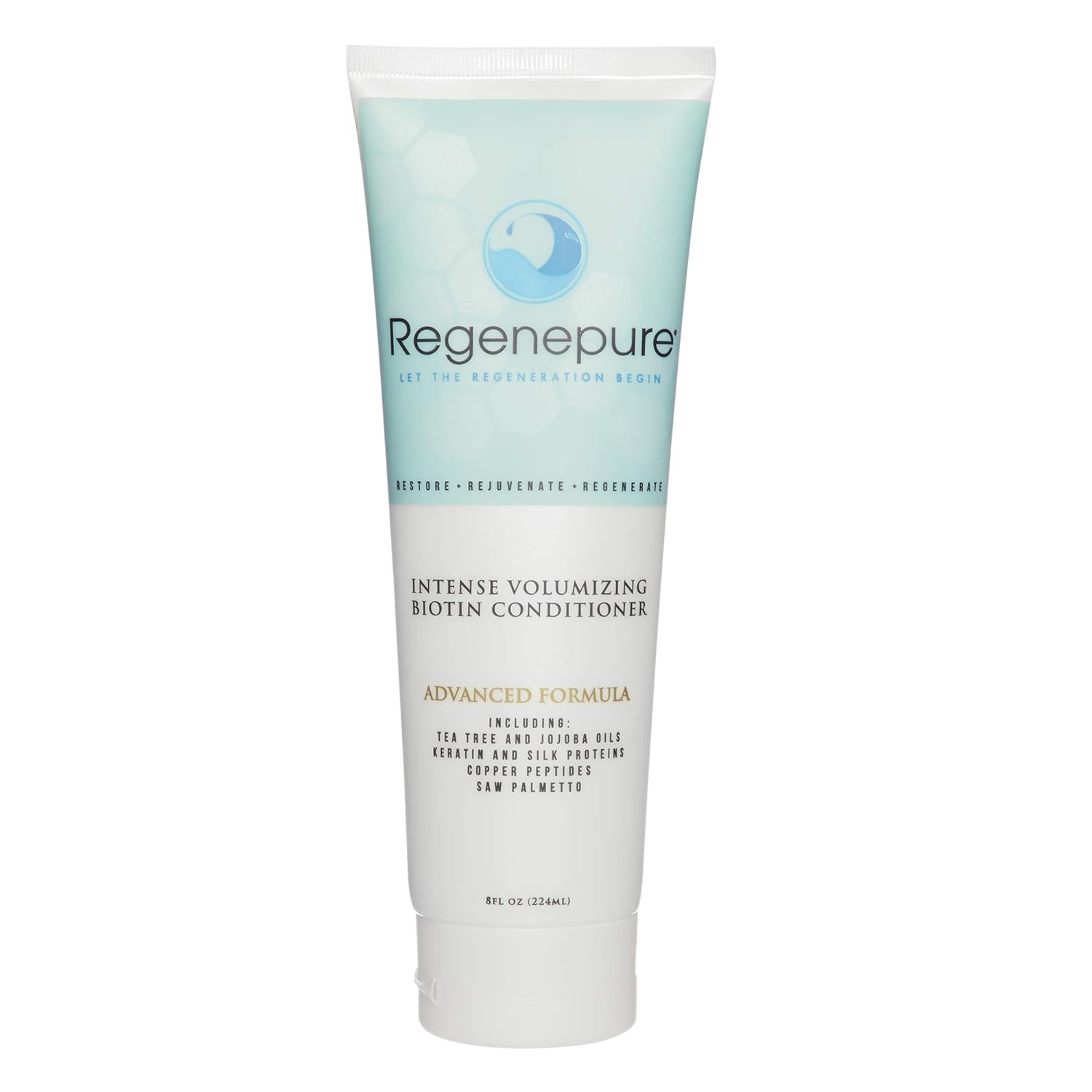 Regenepure, Intense Volumizing Biotin Conditioner, Moisturizing Support for Healthy Hair and Scalp, 8