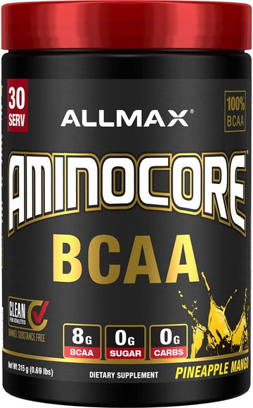 ALLMAX AMINOCORE BCAA, Pineapple Mango - 315 g Powder - 8.18