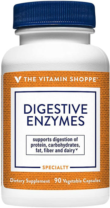 The Vitamin Shoppe Digestive Enzymes - Plant-Based Digestive Formula, 0.81 Ounces