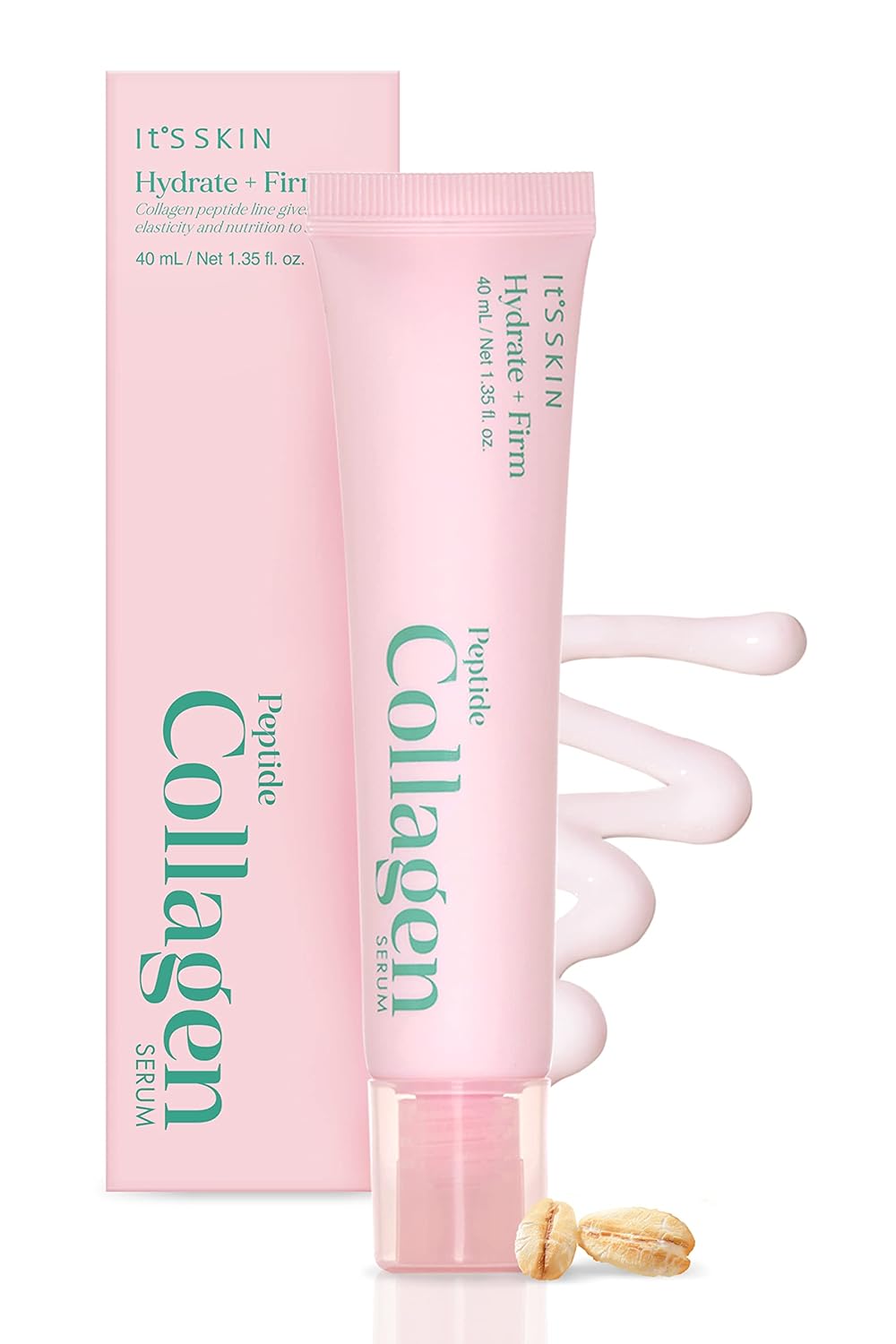 It'S Skin Peptide Collagen Serum 1.35  | Fine Lines And Wrinkles Serum | Organic Skin Care & Hydrating Serum For Face | Collagen Firming Serum For Dry Skin | Korean Skin Care Collagen Face Serum