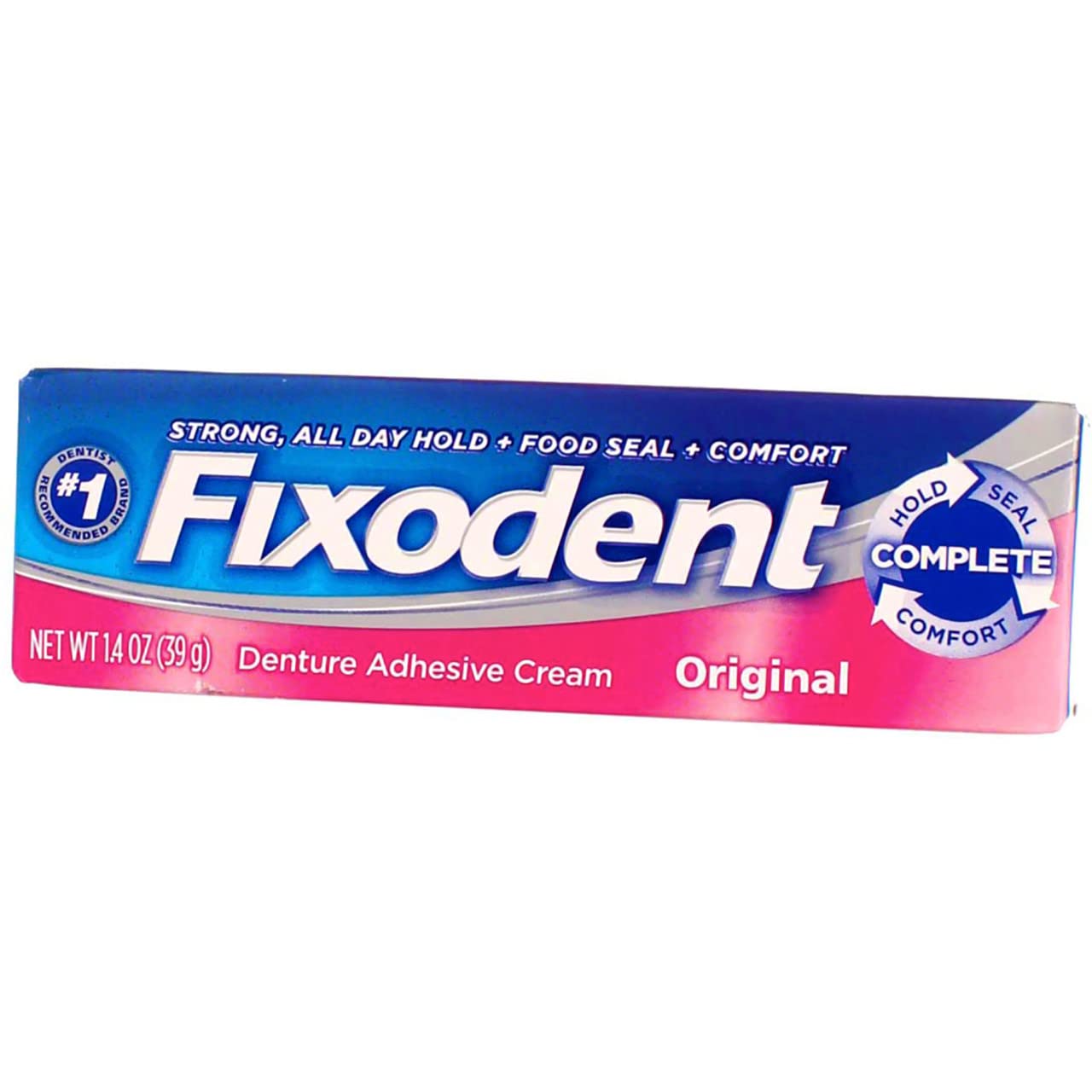 Fixodent Denture Adhesive Cream Original 1.40  (Pack of 2)