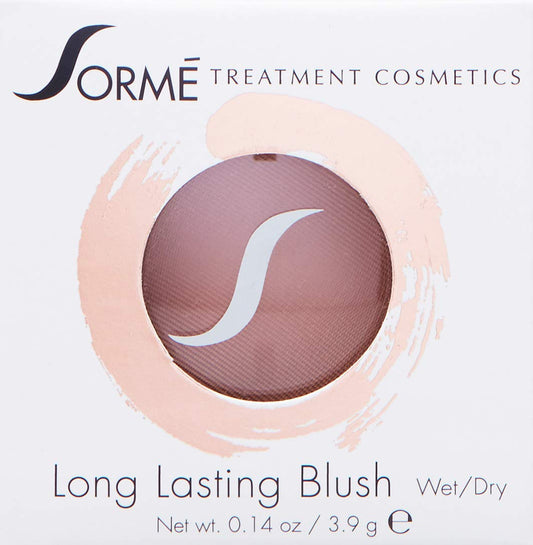 Sorme' Treatment Cosmetics Wet Dry Long Lasting Blush, Pomegranate, 0.14