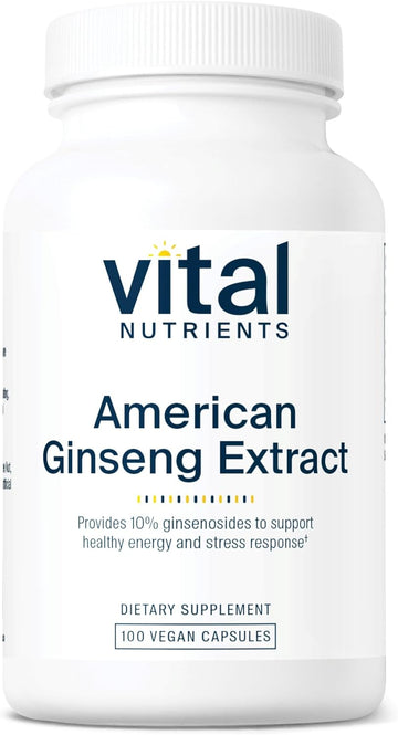 Vital Nutrients - American Ginseng - Energy Support - Mental and Physi