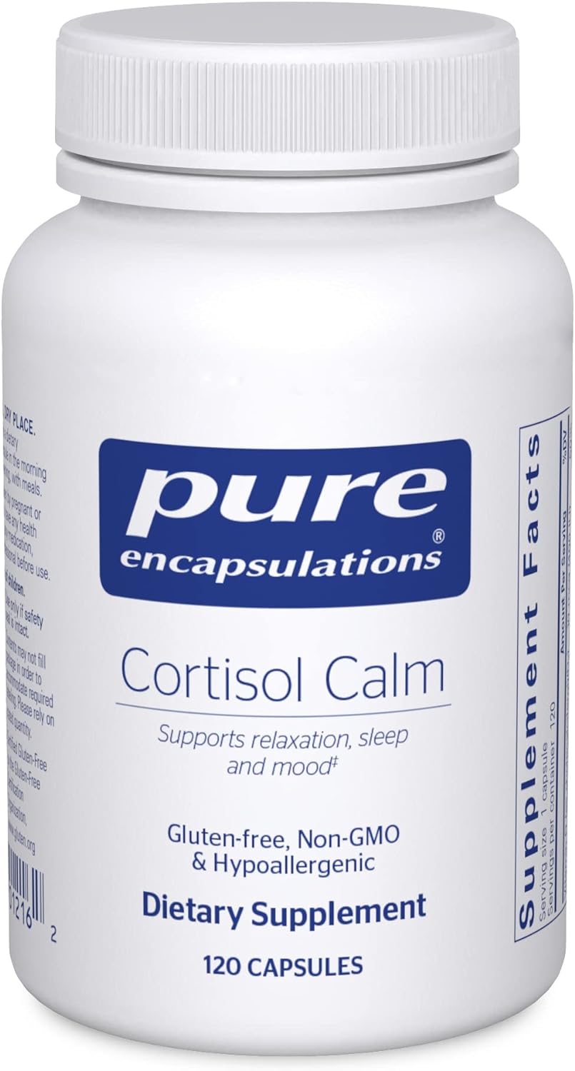 Pure Encapsulations Cortisol Calm | Supplement to Support Relaxation a3.84 Ounces