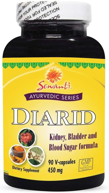 Sewanti Ayurvedic Series Diarid 90 V Capsules / 5: 1 Extract of Curcum