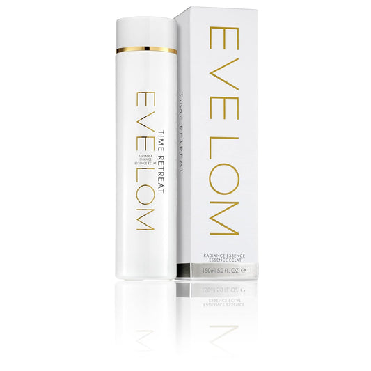 EVE LOM Time Retreat Radiance Essence | A hydrating and radiance boosing daily facial serum. Reduces the appearance of fine line and leaves skin looking radiant, luminous and more refined - 150