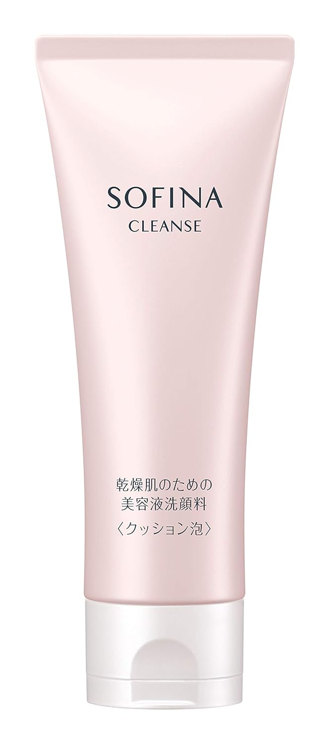 Sofina Essence Facial Cleanser Cushion Foam 120g Dry Skin