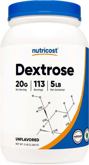 Nutricost Dextrose Powder 5 S - Non-GMO, Gluten Free
