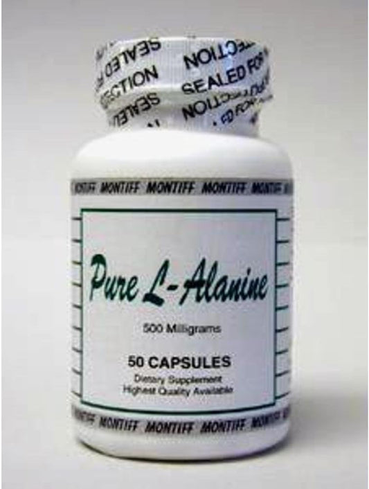 Montiff - Pure L-Alanine 500 mg 50 caps [Health and Beauty]