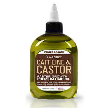 Hair Chemist Caffeine and Castor Faster Growth Hair Oil 7.1 oz. - Hair Oil For Faster Hair Growth